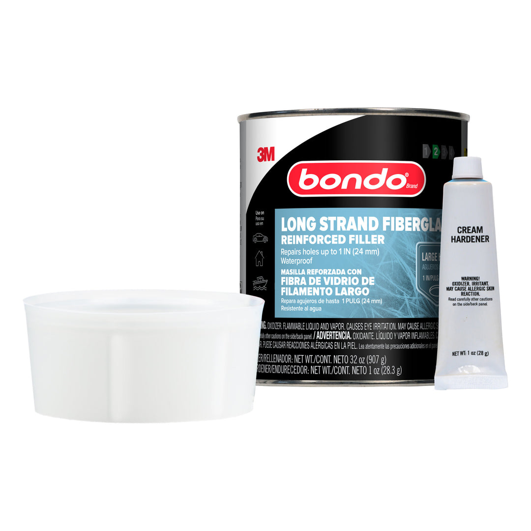 Bondo® Long Strand Fiberglass Reinforced Filler LS-QT-ES, 32 oz (2 lb)