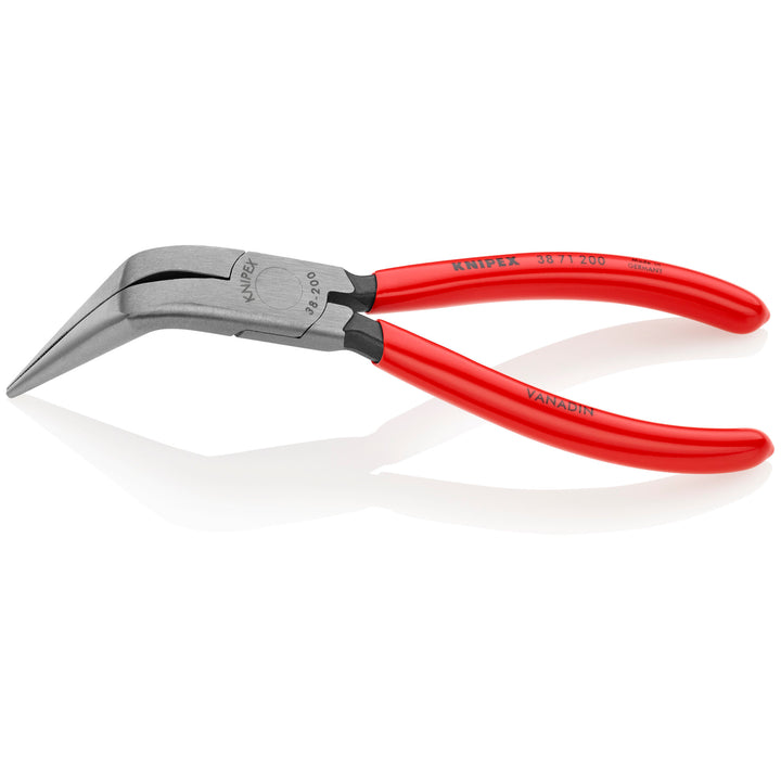 Knipex 38 71 200 8" Long Nose 70° Angled Pliers without Cutter