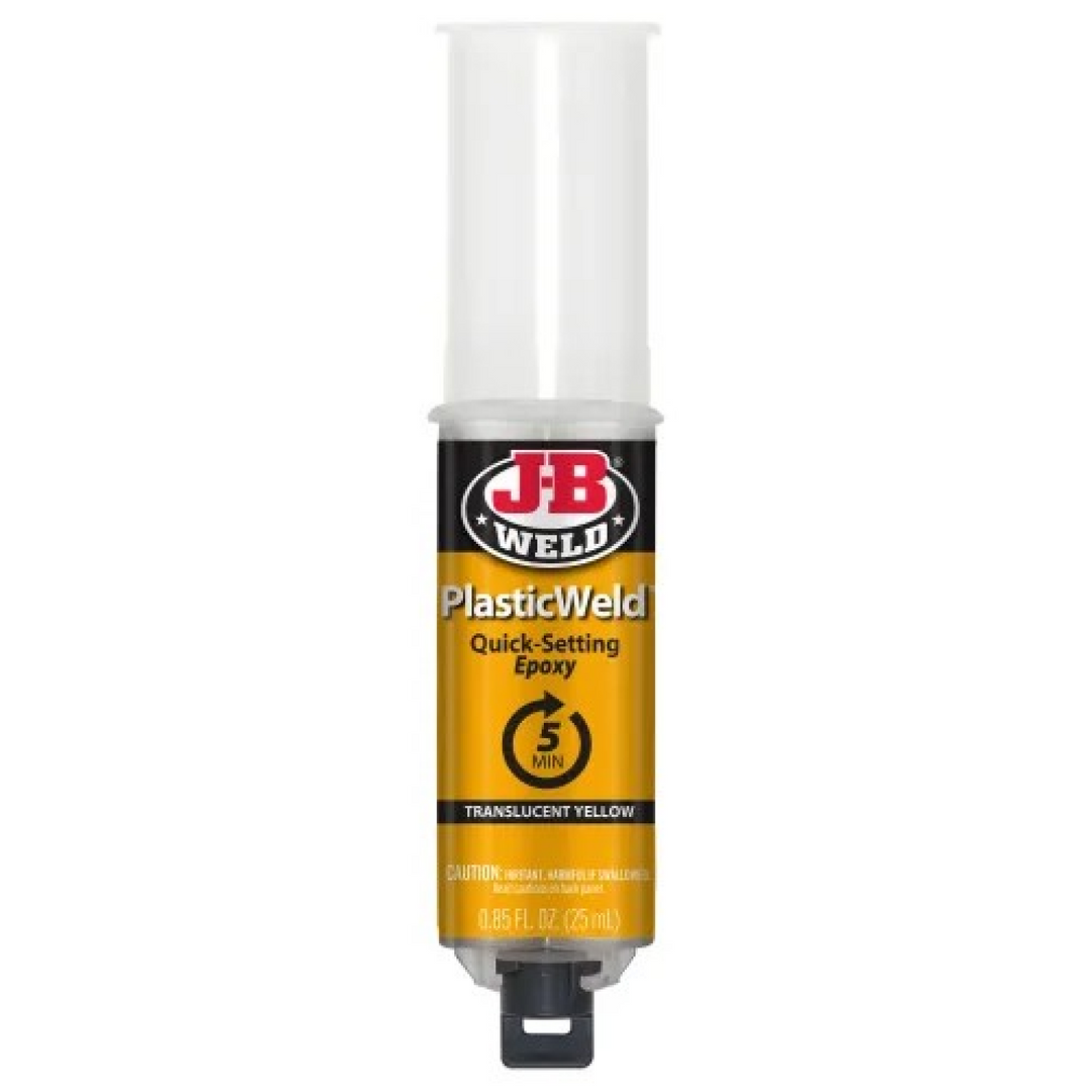 J-B Weld 50132 PlasticWeld Epoxy Syringe, 25 mL