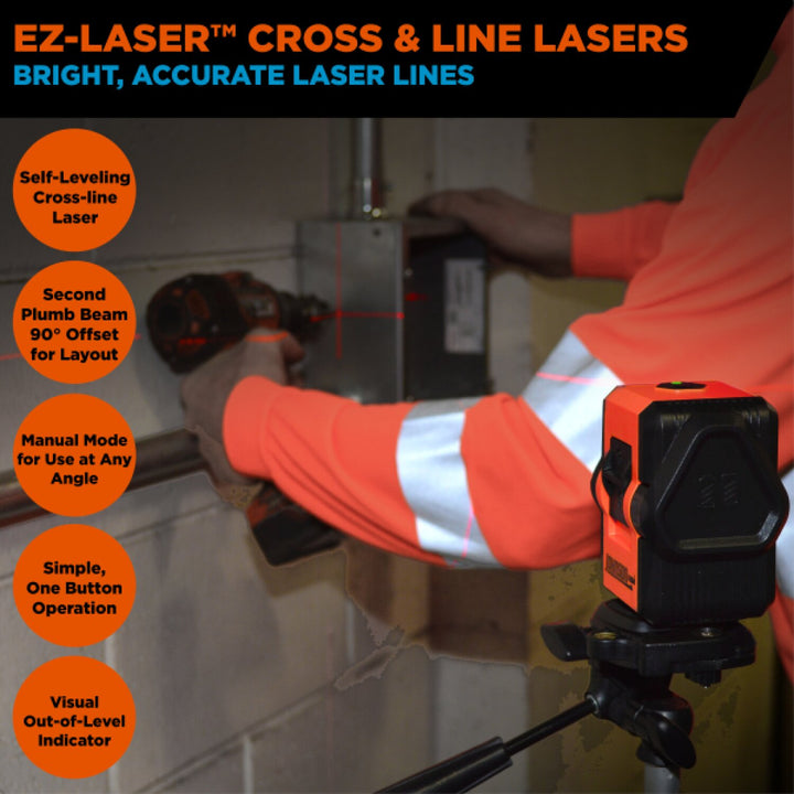 Johnson 40-6649 Self-Leveling Cross and Line Laser Kit