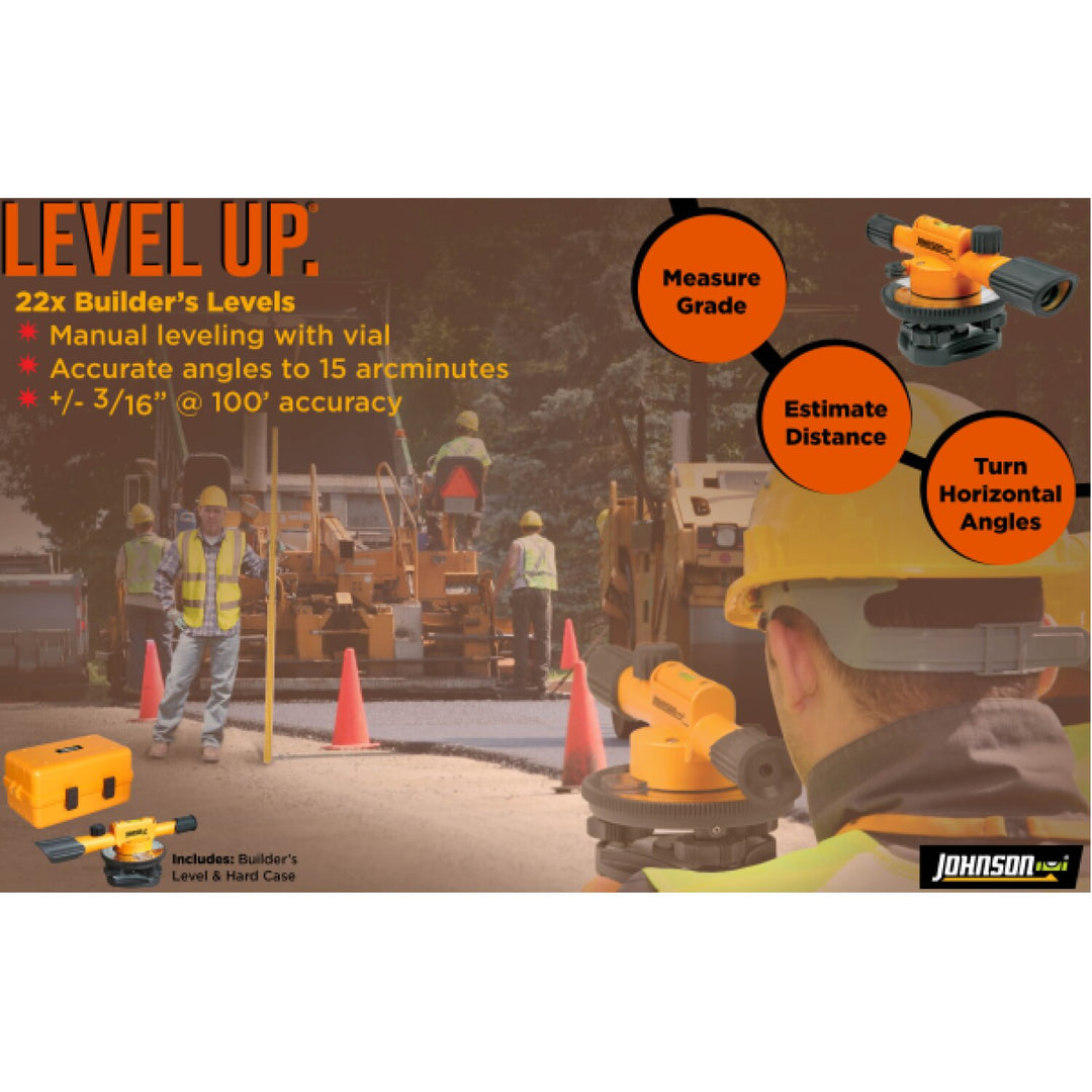 Johnson 40-6900 22X Builder's Level