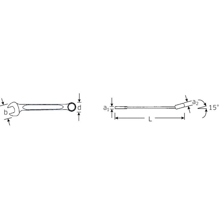 Stahlwille 40484242 13a Combination Spanner, 13/16"