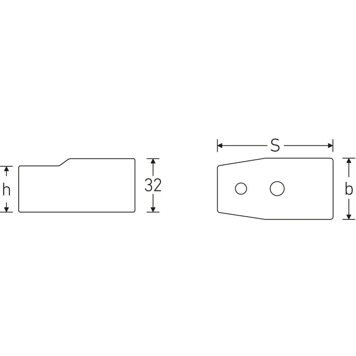 Stahlwille 58290080 7370/80 Shell adaptor, Insert adapter