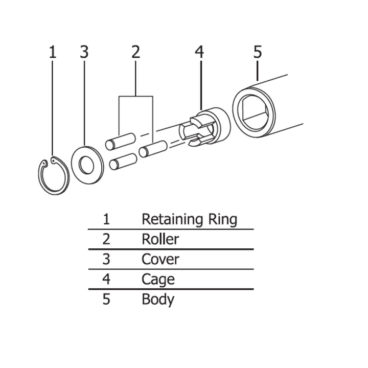 Ko-ken 4100MRK-8 1/2"Sq Drive Renewal Kit 8 mm