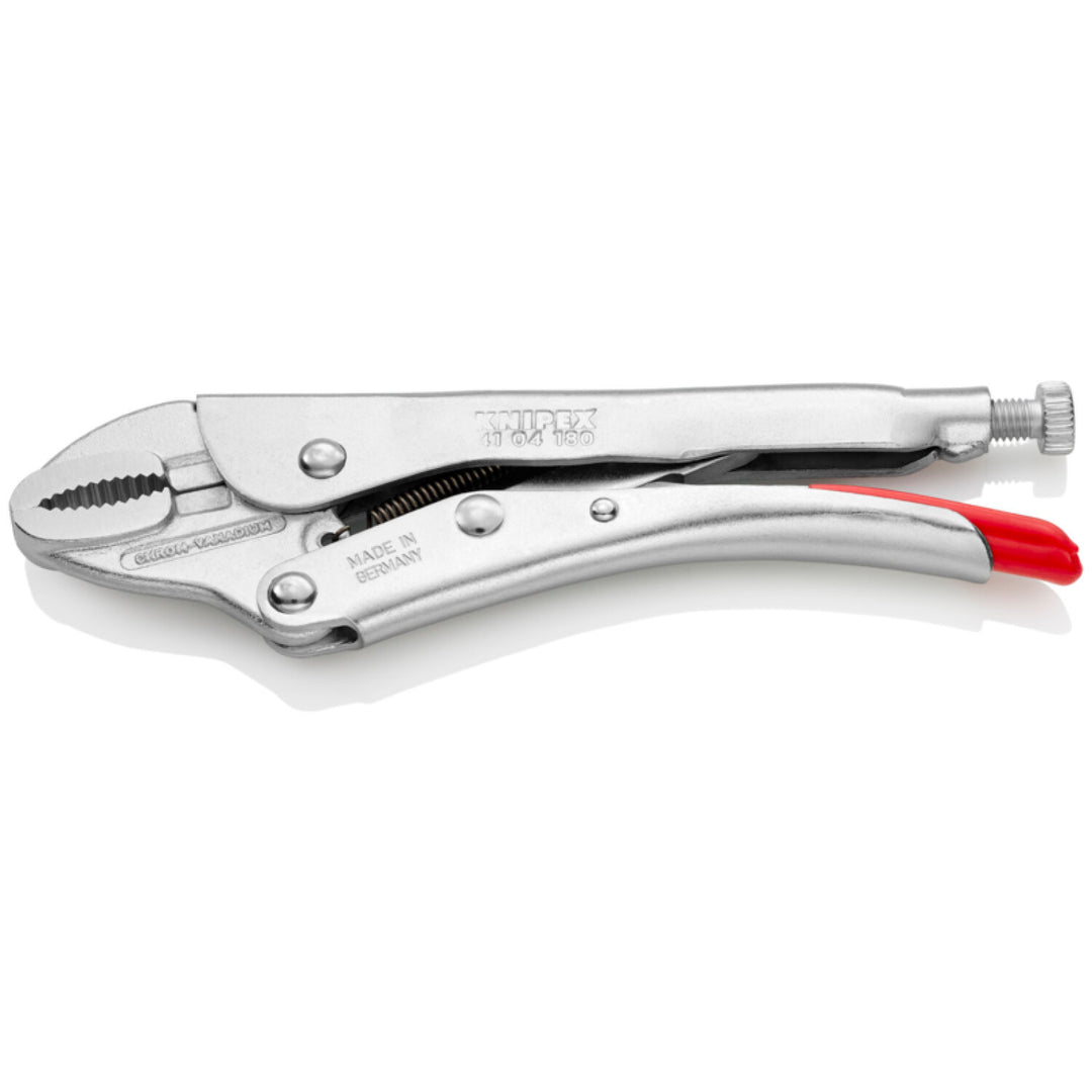 Knipex 41 04 180 SBA 7 1/4" Grip Pliers-Round Jaws