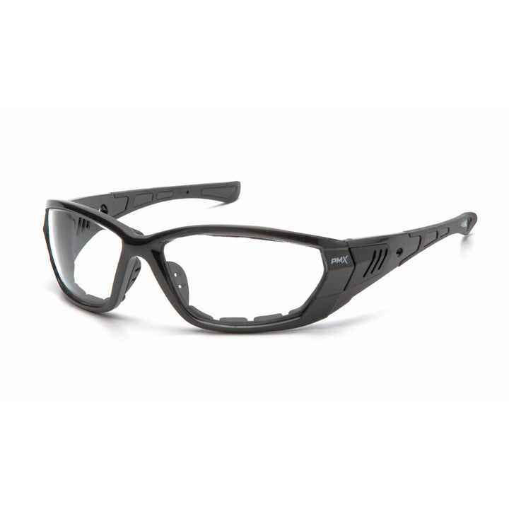 Pyramex SPG10810DT Clear Anti-Fog Lens with Padded Pearl Gray Frame