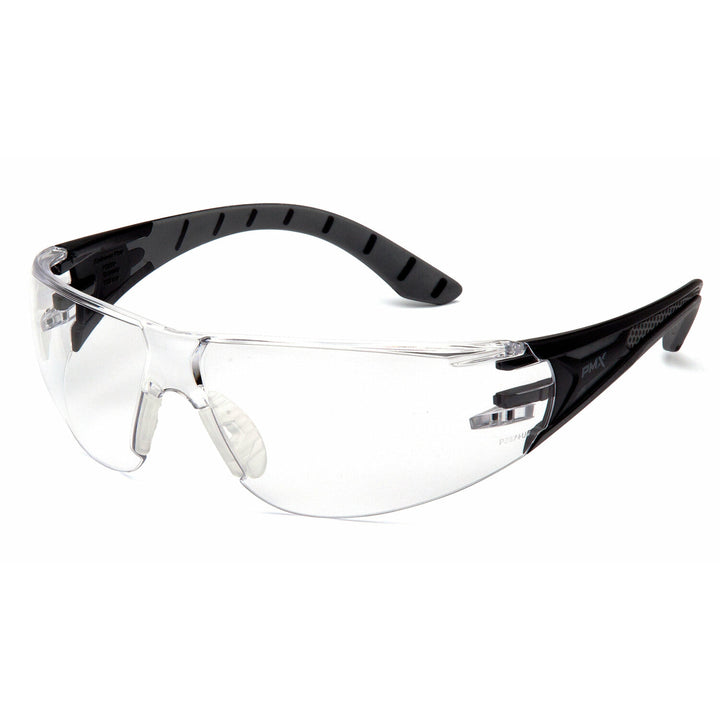 Pyramex PYSBG9610ST Endeavor Plus - Black and gray temples with clear H2X AF lens