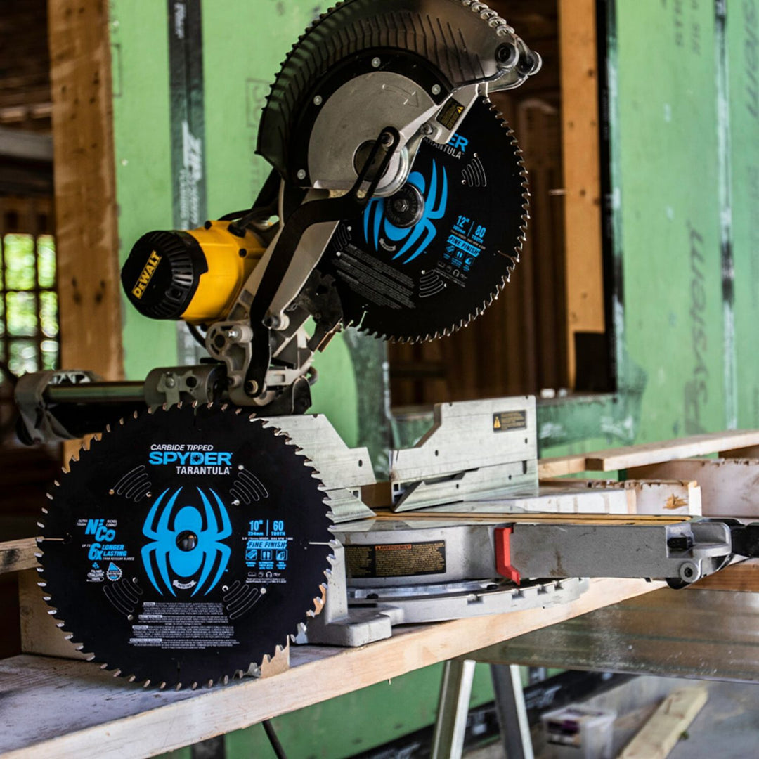 Spyder 13015 Fine 12-in 80 -Tooth Fine Finish Tungsten carbide-tipped steel Miter/Table saw blade Individual