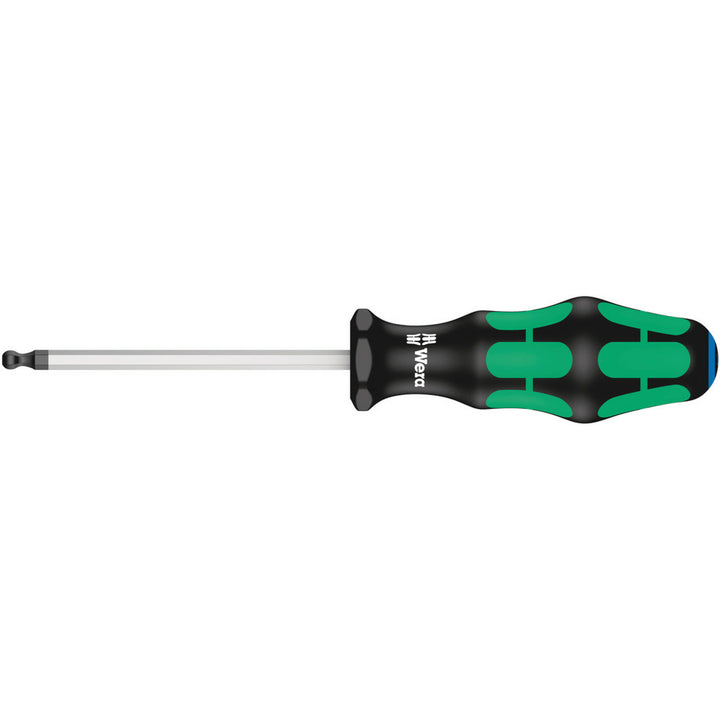 Wera 352 Ball end screwdriver for hexagon socket screws, 5/32" x 100 mm