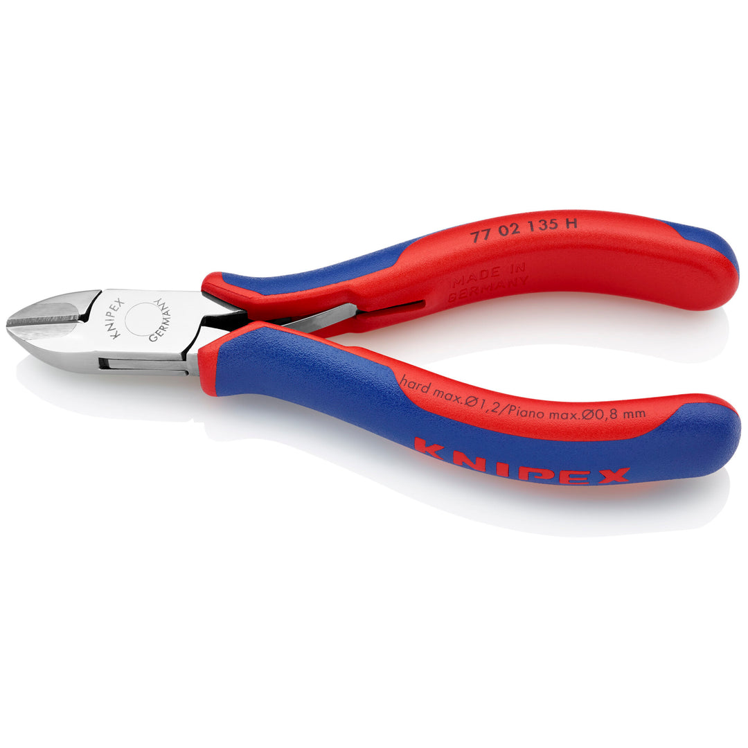 Knipex 77 02 135 H 5 1/4" Electronics Diagonal Cutters-Carbide Metal Cutting Edges