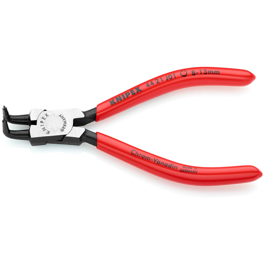 Knipex 44 21 J01 SBA 5 1/8" Internal 90° Angled Snap Ring Pliers-Forged Tips