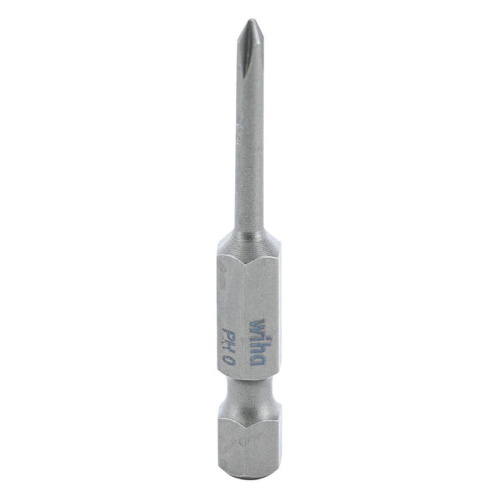 Wiha Tools 74102 Phillips Power Bit, #0 x 50 mm, 10 Pk.