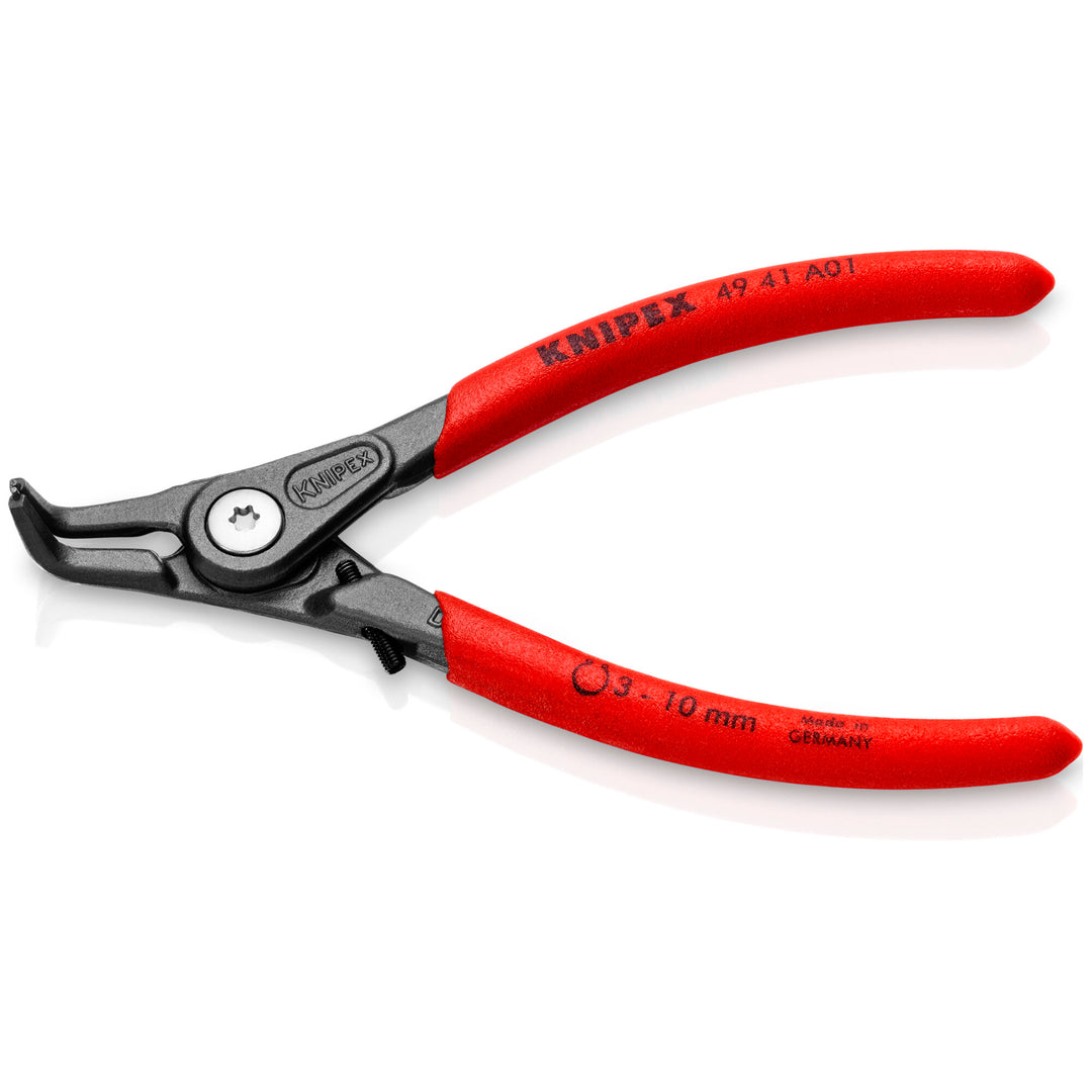 Knipex 49 41 A01 5 1/4" External 90° Angled Precision Snap Ring Pliers-Limiter