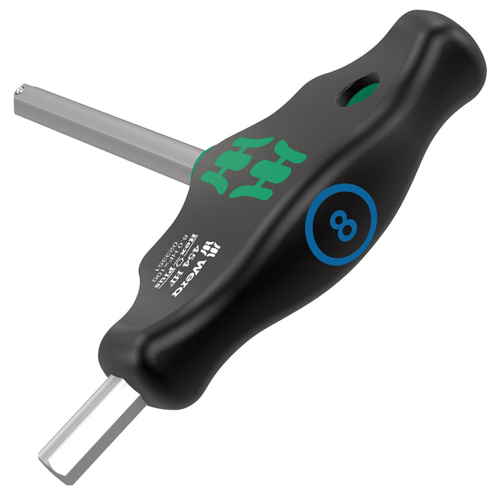 Wera 454 HF T-handle hexagon screwdriver Hex-Plus with holding function, 6 x 100 mm
