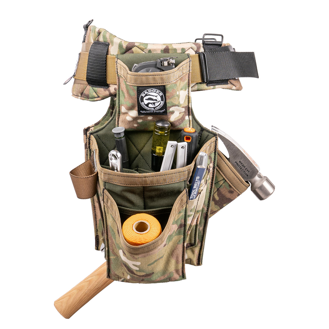 Badger 461159 Carpenter Standard Tool Belt - Camo/Moss