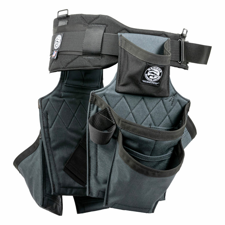 Badger 463210 SM Side-by-Side Framer Gunmetal Belt - Small