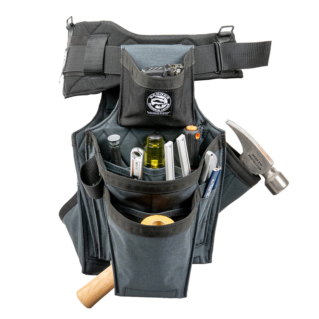 Badger 463210 SM Side-by-Side Framer Gunmetal Belt - Small