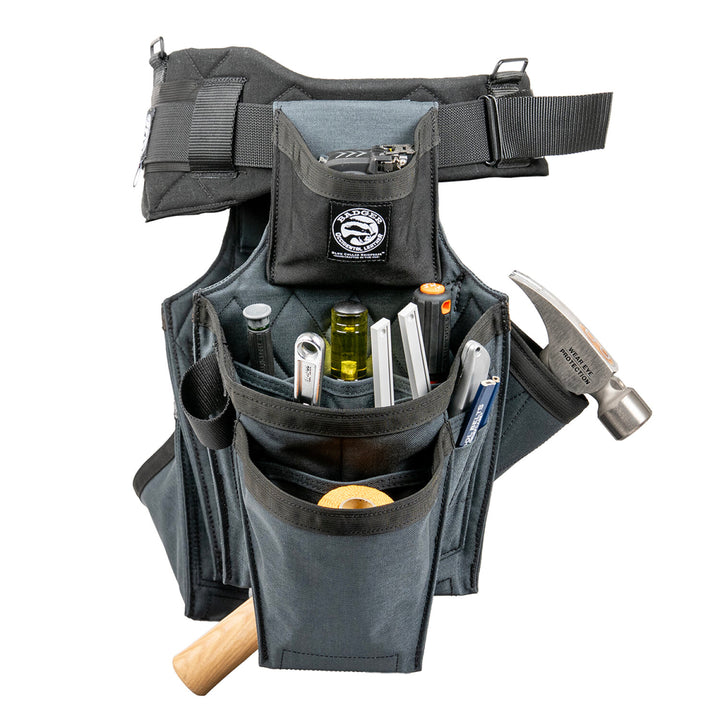 Badger 463210 XL Side-by-Side Framer Gunmetal Belt - X-Large