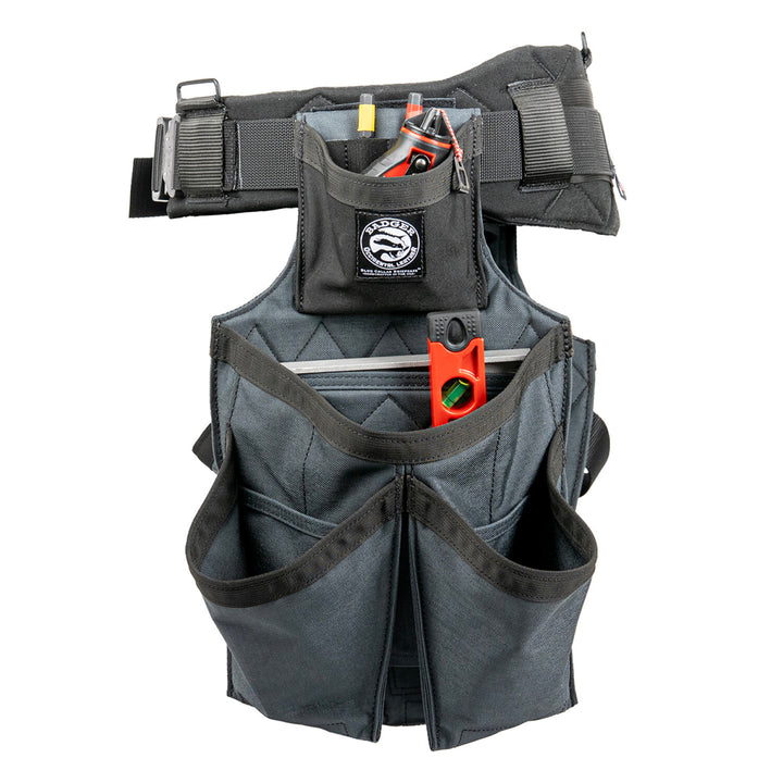 Badger 463210 SM Side-by-Side Framer Gunmetal Belt - Small