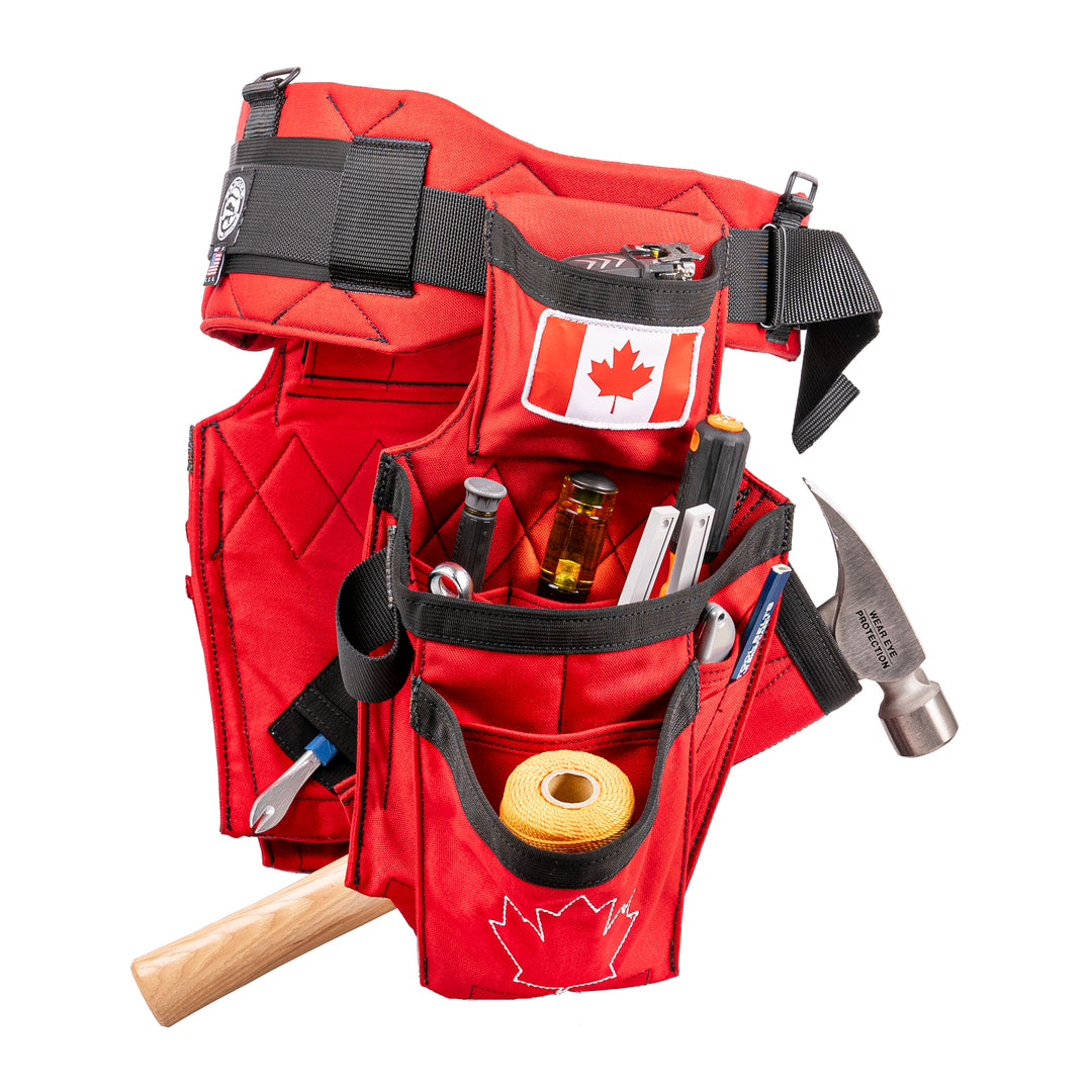 Badger 461174 Carpenter Standard Tool Belt - Canada Flag