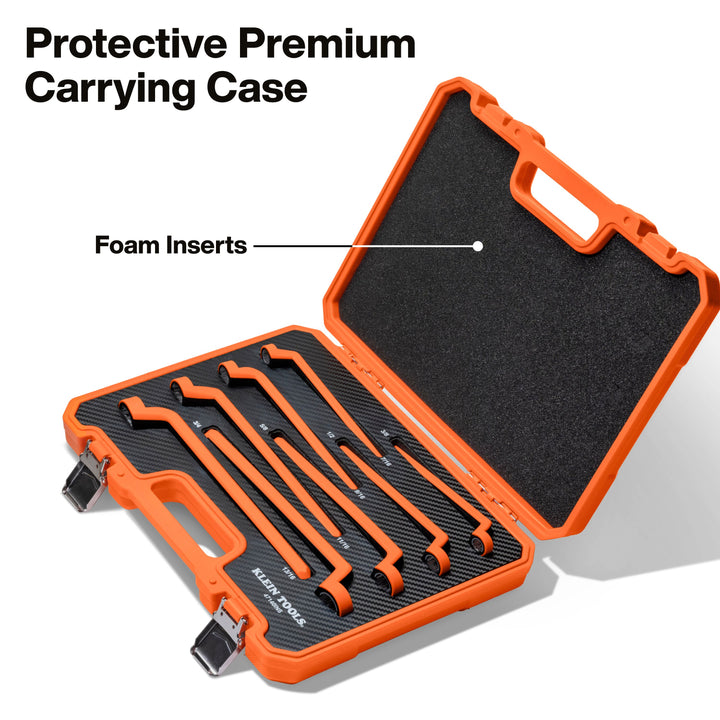 Klein Tools 47140INS Insulated Box End Wrench Set, 8-Piece