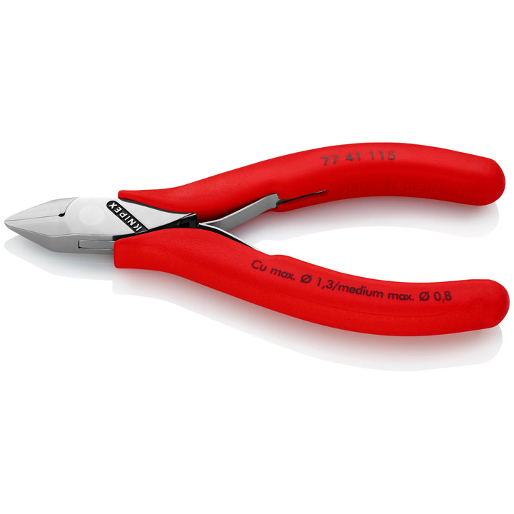 Knipex 77 41 115 4 1/2" Electronics Diagonal Cutters
