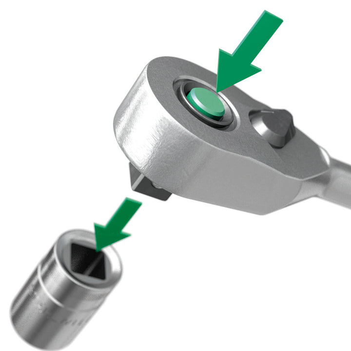 Stahlwille 13111030 512SG-QRN QuickRelease Fine Tooth 1/2" Drive