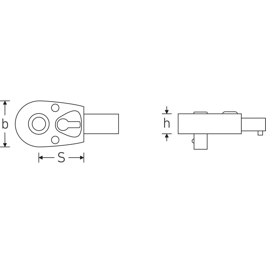 Stahlwille 58253020 725QR QuickRelease 1/2" Drive Insert Tool