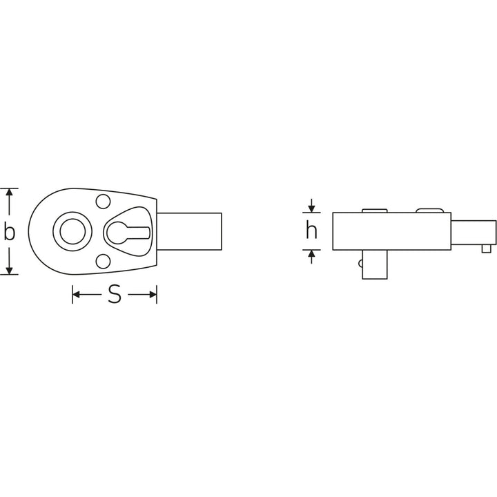 Stahlwille 58253020 725QR QuickRelease 1/2" Drive Insert Tool