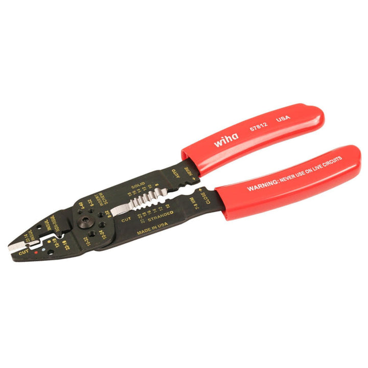 Wiha Tools 57812 Wire Stripper Pliers / Cutters, 8.5"