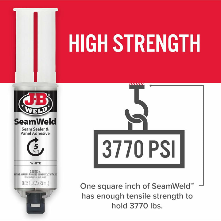 J-B Weld 50178 SeamWeld Epoxy Syringe, 25 mL