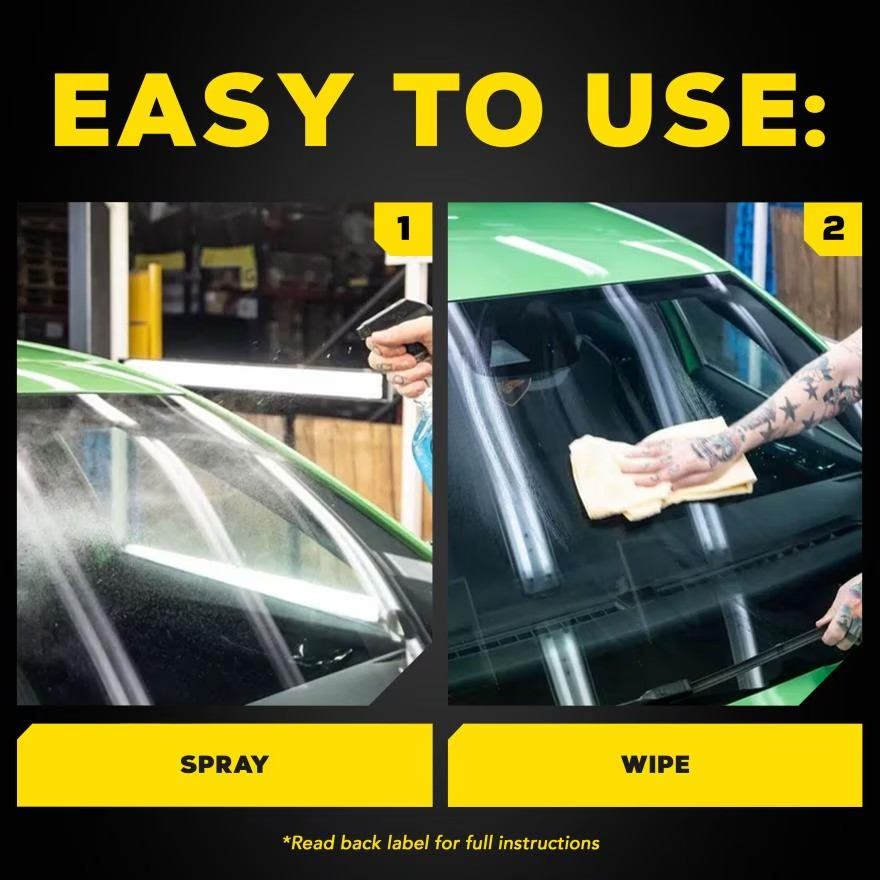 Meguiar's G55255 Waterless Wash Kit - This Kit Gently Cleans, Adds Shine, and Protects all without Water