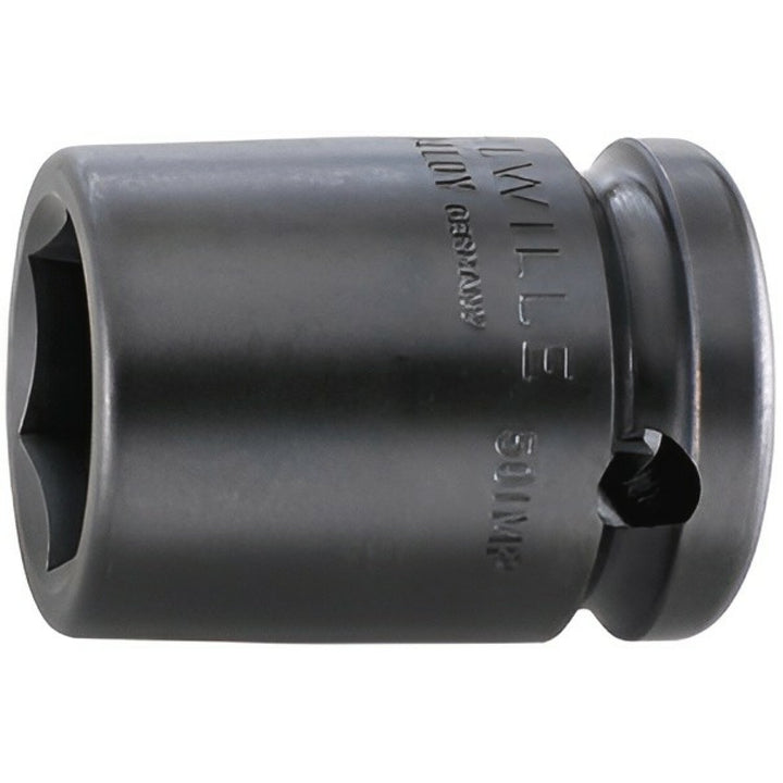 Stahlwille 23010030 50IMP 1/2" 6-pt Impact Socket, 30 mm