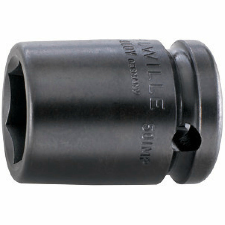 Stahlwille 23010022 50IMP 1/2" 6-pt Impact Socket, 22 mm