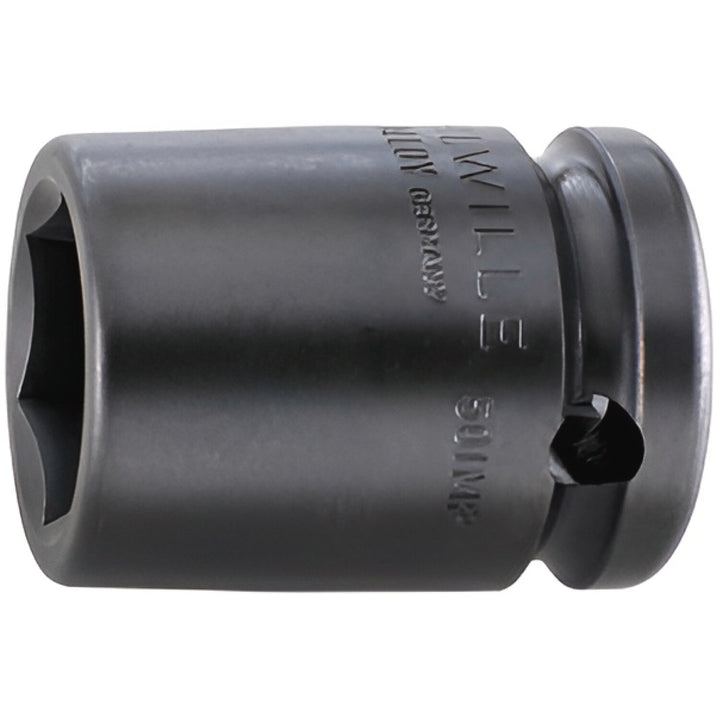 Stahlwille 23010012 50IMP 1/2" 6-pt Impact Socket, 12 mm