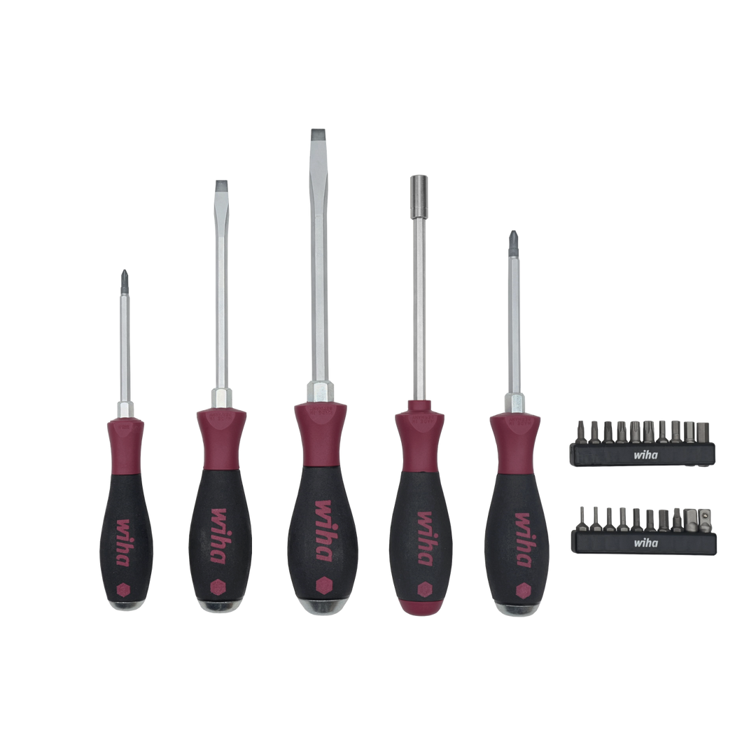 Wiha Tools 52690 25 Piece MicroFinish Screwdriver Tray Set