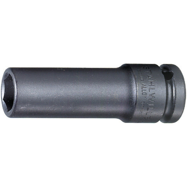 Stahlwille 23090019 2309 1/2" Extra Deep 6-pt Impact Socket, 19 mm