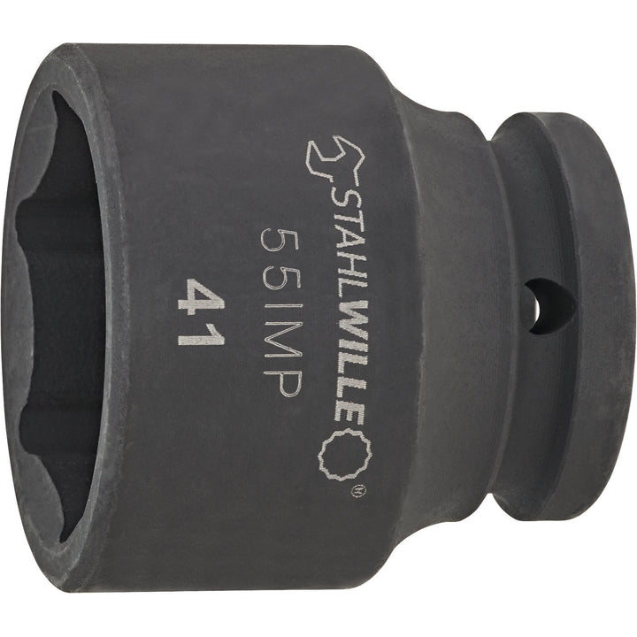 Stahlwille 25010019 55IMP 3/4" 6-pt Impact Socket, 19 mm