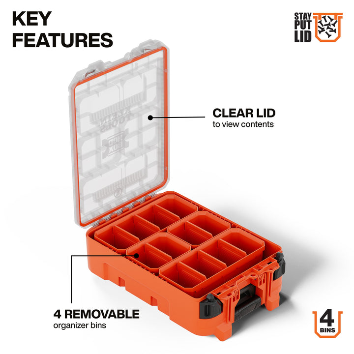 Klein Tools 54500MBX MODbox Component Box, Half Width