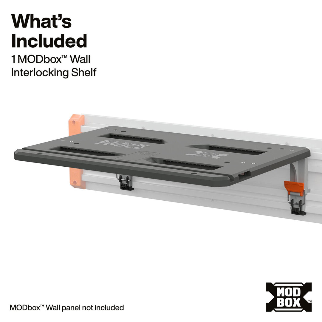 Klein Tools 54856MB MODbox Wall System, Wall Shelf