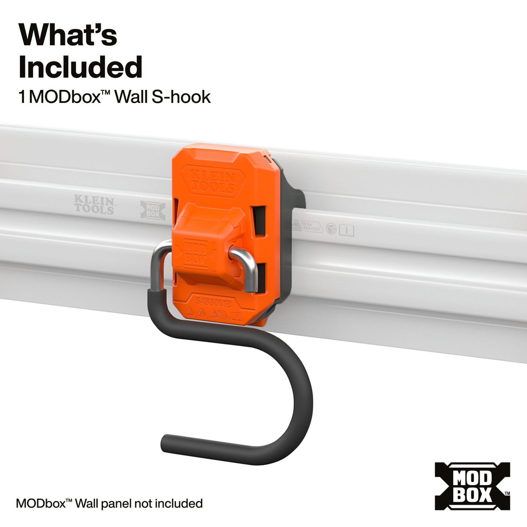 Klein Tools 54860MB MODbox Wall System, S-Hook