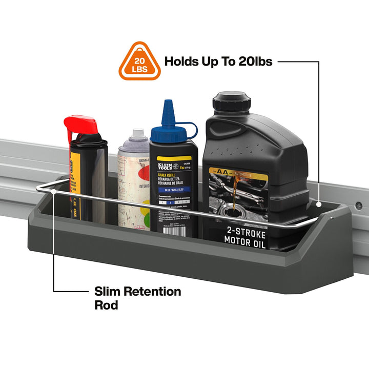 Klein Tools 54863MB MODbox Wall System, Narrow Shelf