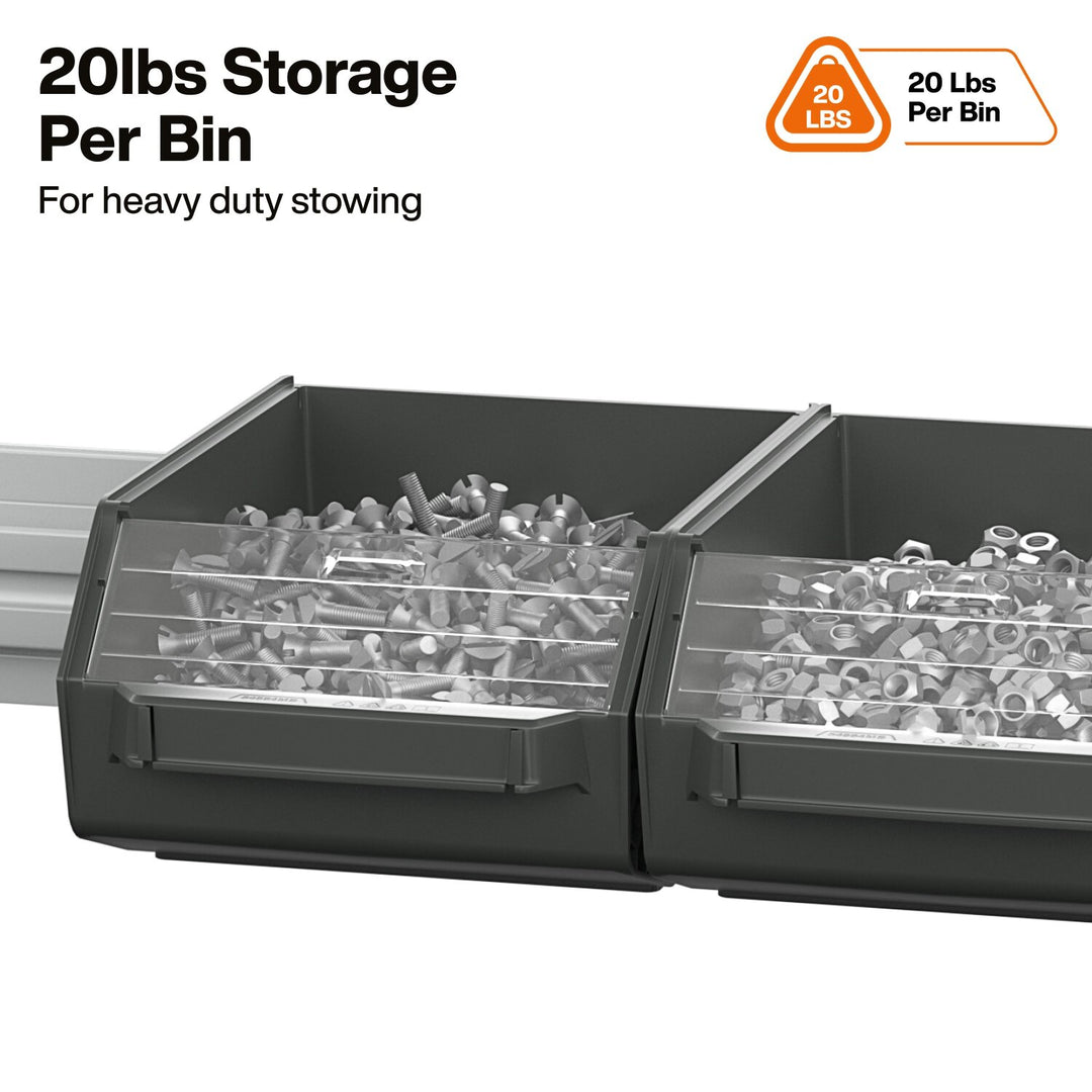 Klein Tools 54864MB MODbox Wall System, Large Bin, 2-Pack