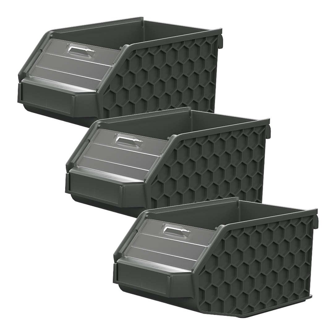 Klein Tools 54865MB MODbox Wall System, Small Bin, 3-Pack