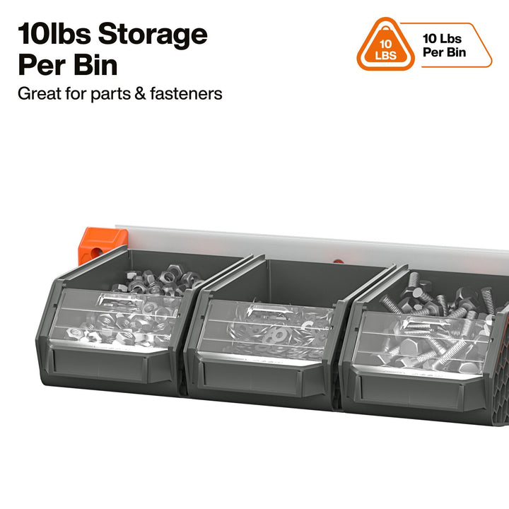 Klein Tools 54865MB MODbox Wall System, Small Bin, 3-Pack