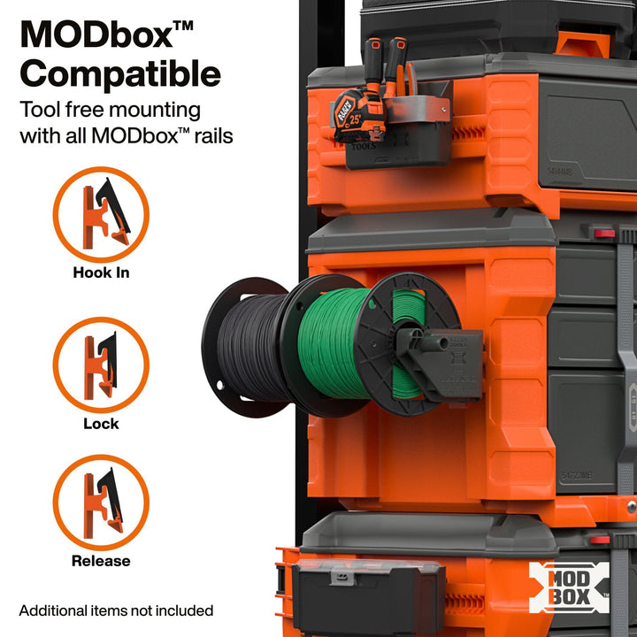 Klein Tools 54866MB MODbox Spool Holder Rail Attachment