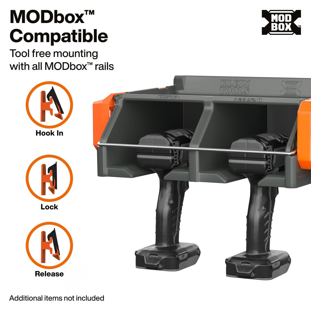 Klein Tools 54867MB MODbox Wall System, Power Tool Dock