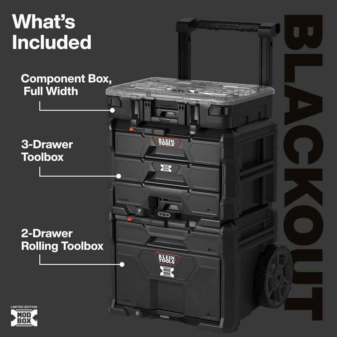 Klein Tools 548BLKSTK MODbox Blackout 3-Piece Set