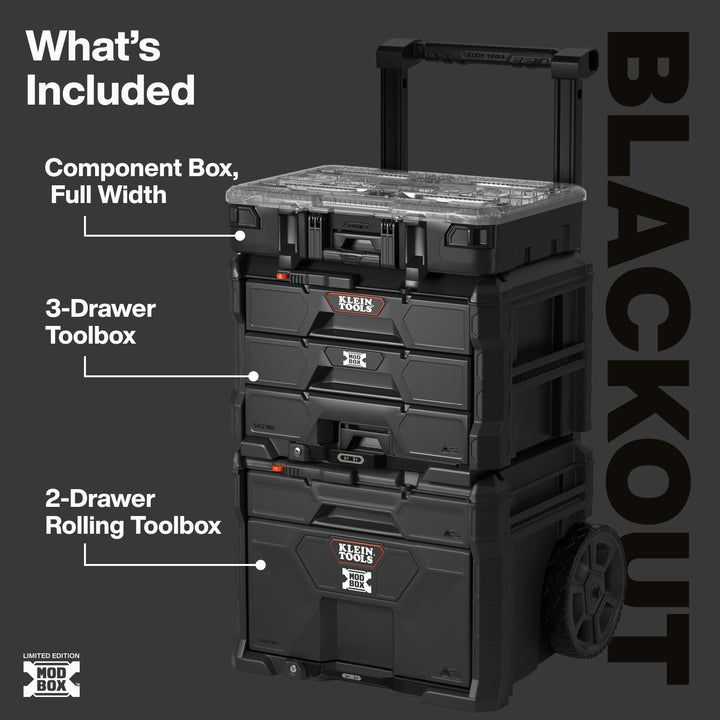 Klein Tools 548BLKSTK MODbox Blackout 3-Piece Set
