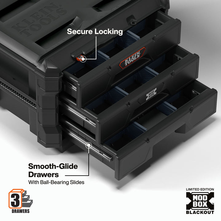 Klein Tools 548BLKSTK MODbox Blackout 3-Piece Set